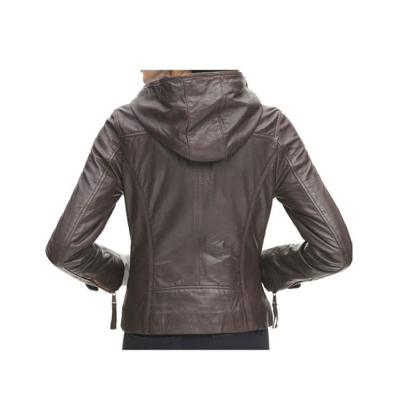 NWT vantage USA genuine leather jacket. Brand new Never used.size medium. - Picture 2 of 13